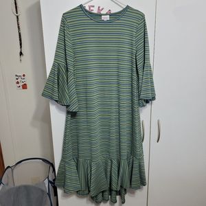 LuLaRoe Maurine Striped Dress